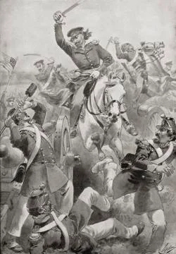 Battle Of Resaca De La Palma, Near Brownsville, Texas, America, 1846. From Fa Stock Photos