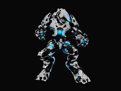 Battle robot Stock-Illustration