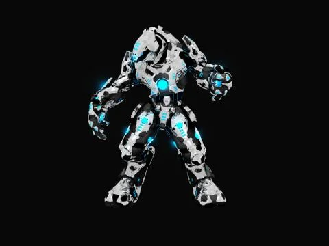 Battle robot Stock-Illustration