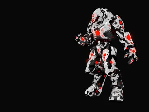 Battle robot Stock-Illustration