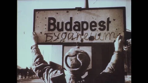 Battle of Romania: Budapest Stock Footage 197320535