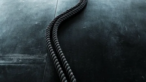 Battle rope background. Stock Footage 103438519