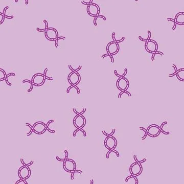 Battle ropes wave motion line seamless pattern Illustrazione stock