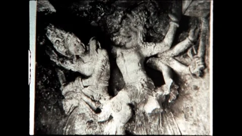 Battle Scene Sculpture Stock Footage 277976344