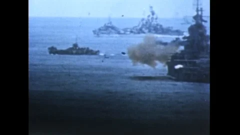 Battle scene of World War 2 - 1939 - 1945 Stock-Footage 90461390