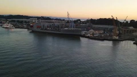 Battle ship Video stock 226900597