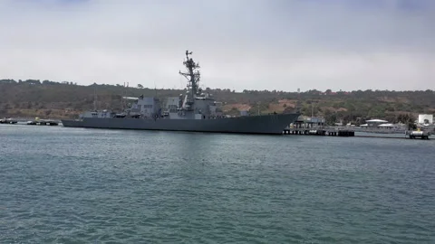 Battle Ship Stock Footage 248545901