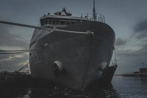Battle ship Stock Photos