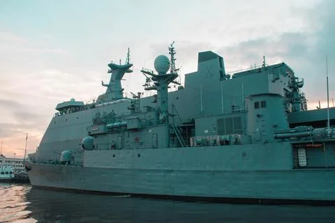 Battle ship Stock Photos