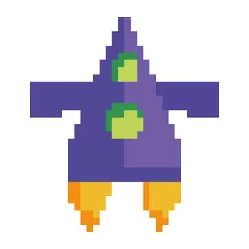 Battle ship pixels technology Ilustración de archivo