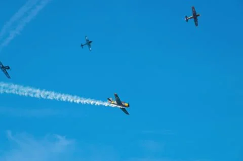 Battle in sky Stock Photos