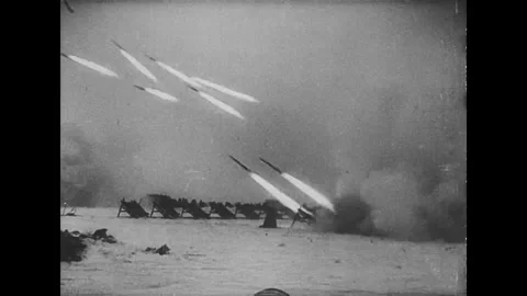 Battle of Stalingrad. Red Army Stock Footage 244474342