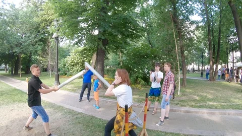 Battle Training Swords 스톡 동영상 110837537