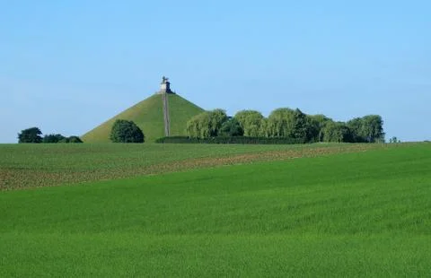 Battle of Waterloo monument Stock-Fotos