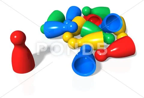 Battle winner Stock Illustration