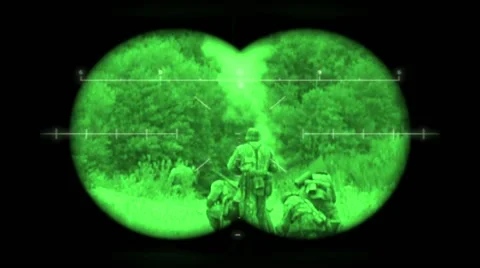 Battlefield Binoculars: World War 2 battlefield re-enactment 스톡 동영상 57336341