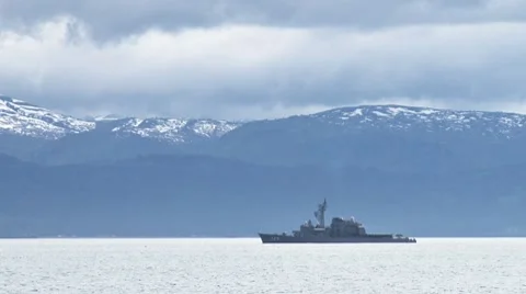 Battleship 1 Stock Footage 7750853