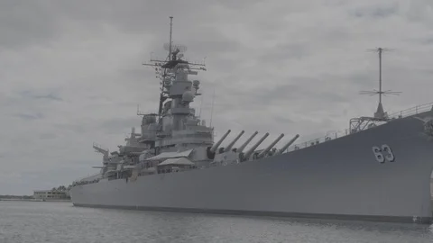 Battleship 4k Stock Footage 124512276