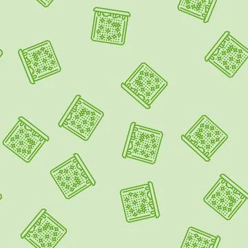 Battleship board game table line seamless pattern Stock Illustration