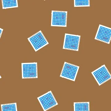 Battleship board game table vector seamless pattern イラスト素材