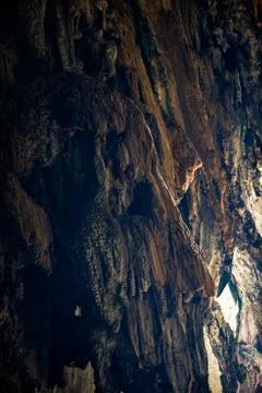 Batu Cave Inside Limestone formations Stock Photos