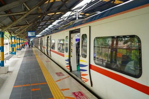 Batu Cave Metro Station Kuala Lumpur Malaysia Stock Photos
