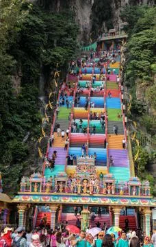 Batu cave Foto stock