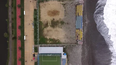 Batumi Beach Stock Footage 164064029