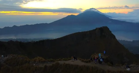 Batur volcano Stock Footage 95959868