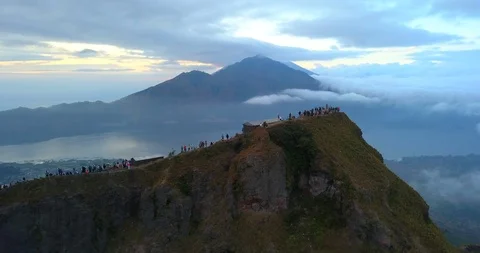 Batur volcano Stock Footage 95960669