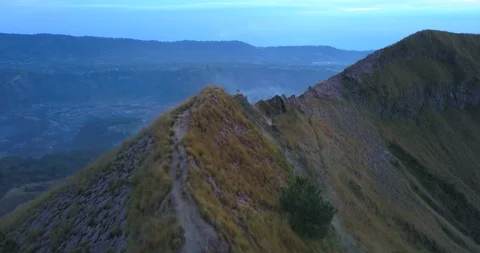 Batur volcano Stock Footage 95961210