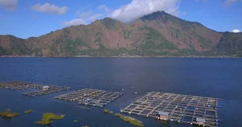 Batur volcano Stock Footage 95969062