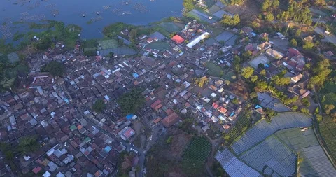Batur volcano Stock Footage 95969349