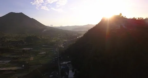 Batur volcano Stock Footage 95969938