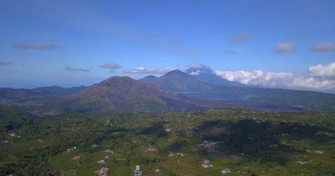 Batur volcano Stock Footage 95969979