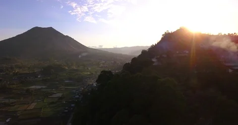 Batur volcano Stock Footage 95970646