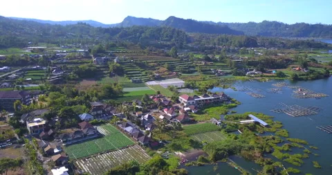Batur volcano Stock Footage 227754422