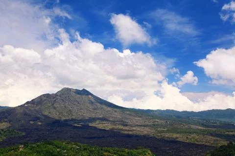 Batur volcano Stock Photos