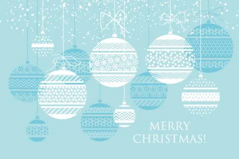 Bauble decor vector pattern vector illustration. Xmas and new year ornament m Illustrazione stock