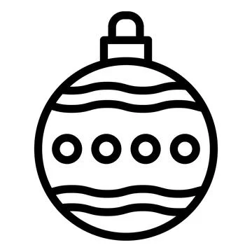 Bauble Vector Icon Design Illustration Stock Illustration
