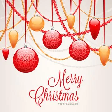 Baubles and beads Stock Illustration