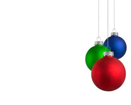 Baubles with copy space Stock Photos