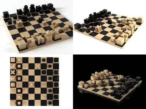 The Bauhaus Chess Board