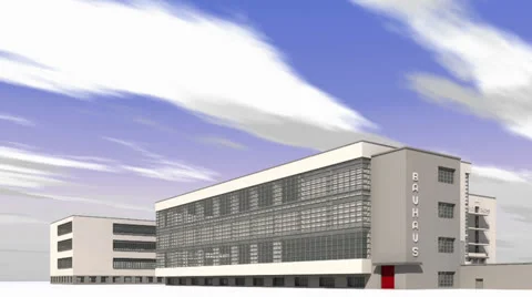 Bauhaus Dessau Stock Footage 26181307