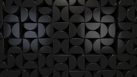 Bauhaus Pattern 3D Background Stock Footage 297314751