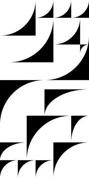 Bauhaus pattern, minimal design. Vector background Stock Illustration