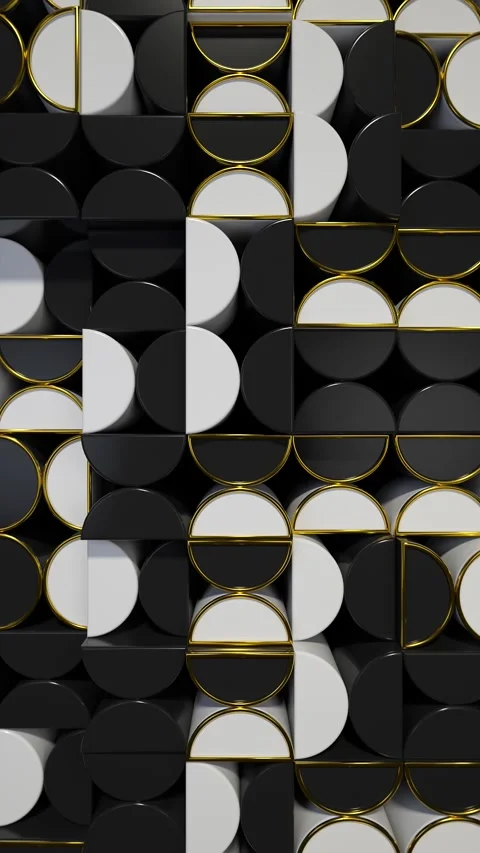 Bauhaus Pattern Vertical Background Stockbeeldmateriaal 298247036