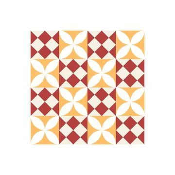 Bauhaus seamless geometric pattern with abstract shapes Minimalist and modern Stock Illustration