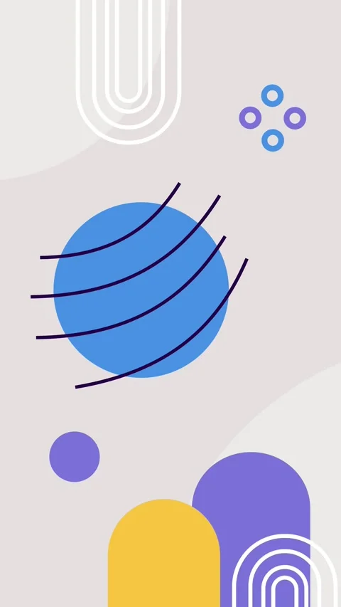 Bauhaus style abstract background 스톡 동영상 334835906