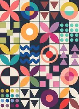 Bauhaus style Stock Illustration